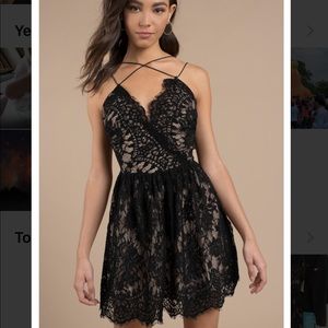 Tobi Black Lace Dress NWT